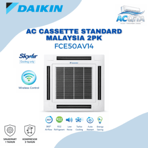 AC Daikin Cassette Standart Malaysia Wireless FCE50AV14 2 PK