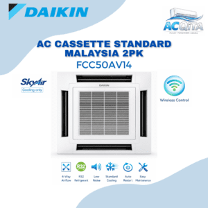 AC Daikin Cassette Standart Malaysia Wireless FCC50AV14 2 PK